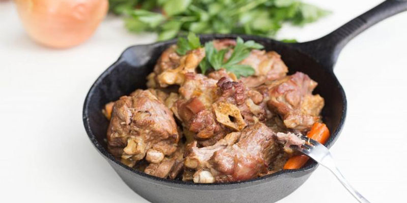 خوراک گردن بوقلمون
