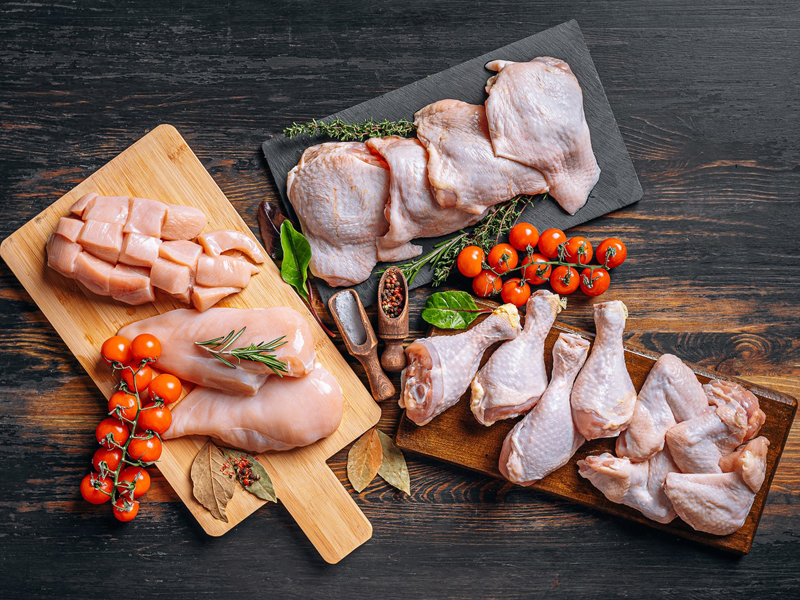 نقش گوشت مرغ در رژیم