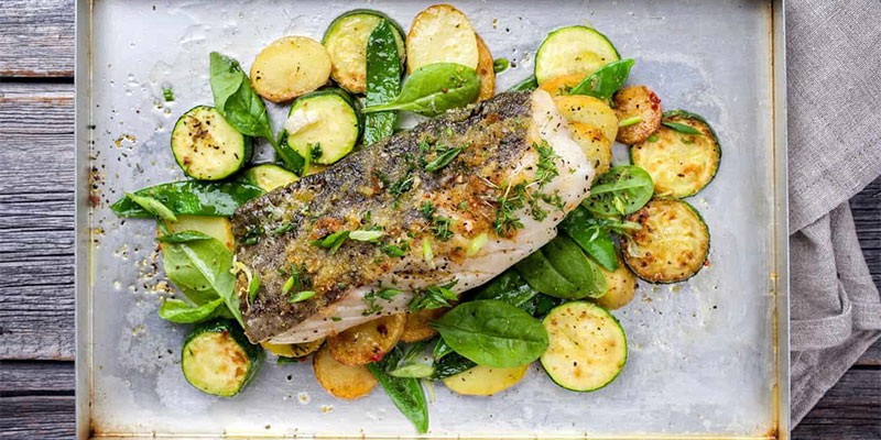 ارزش غذایی سبزیجات در ترکیب با مرغ و ماهی